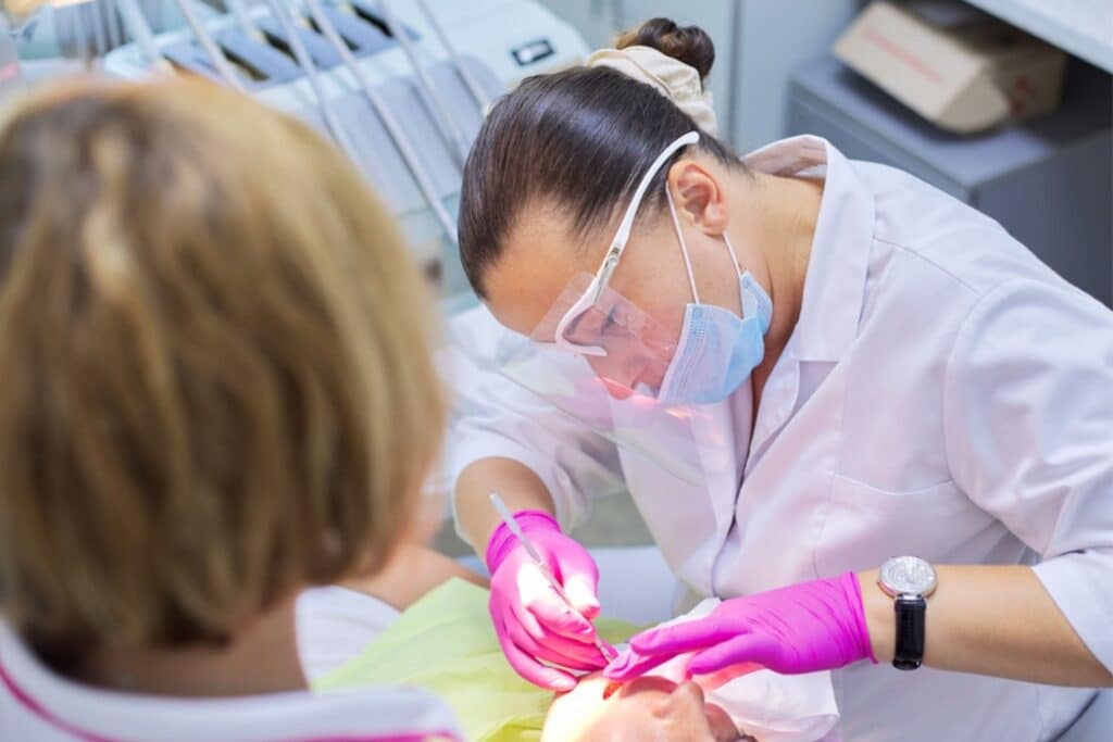 Dentist performing procedure with IV sedation – trusted sedation dentistry care in Blackwell, OK